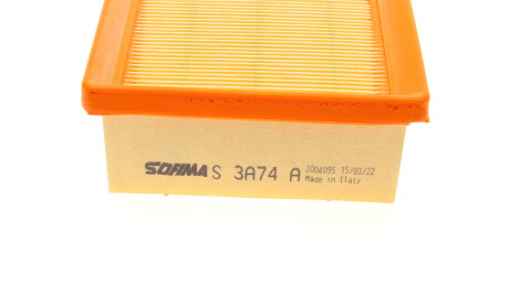 Фото 3 - Повітряний фільтр SOFIMA S 3A74 A (S3A74A)