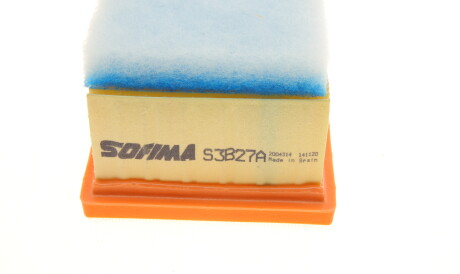 Фото 3 - Повітряний фільтр SOFIMA S 3B27 A (S3B27A)