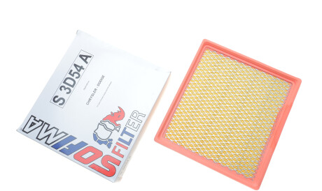 Фото 2 - Повітряний фільтр SOFIMA S 3D54 A (S3D54A)