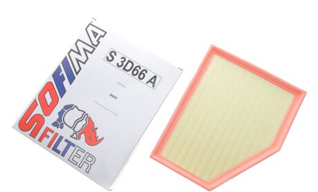 Фото 2 - Повітряний фільтр SOFIMA S 3D66 A (S3D66A)