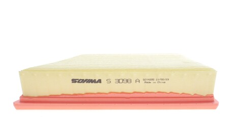 Фото 3 - Воздушный фильтр SOFIMA S 3D98 A (S3D98A)