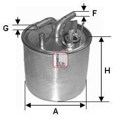 Фільтр паливний Audi A8 3.0/4.0/4.2 TDI 03-10 - (05712435C, 057127435C, 057127435E) SOFIMA S 4002 NR