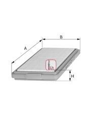 Фільтр повітряний - SOFIMA S5830A
