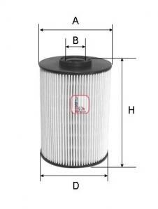 Фільтр паливний Citroen C5/Peugeot 407 2.7HDI 04- - (190176, 190695, 190696) SOFIMA S 6037 NE