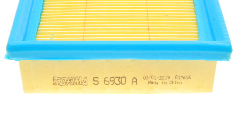 Фото 3 - Воздушный фильтр SOFIMA S 6930 A (S6930A)