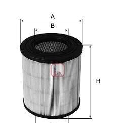 Воздушный фильтр - (1444G1, 1444G0, 1444WH) SOFIMA S 7271 A (фото 1)