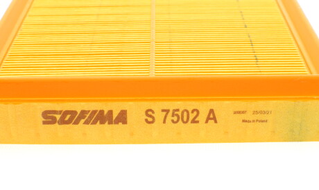 Фото 3 - Воздушный фильтр SOFIMA S 7502 A (S7502A)