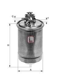 Топливный фильтр - (5025096, 1500574, 95VW9150BB) SOFIMA S 7601 NR