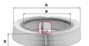 Воздушный фильтр - SOFIMA S 8460 A