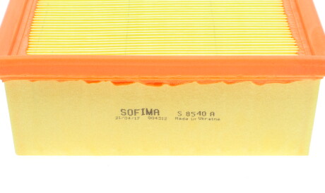 Фото 3 - Повітряний фільтр SOFIMA S 8540 A (S8540A)