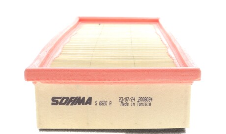 Фото 3 - Повітряний фільтр SOFIMA S 8920 A (S8920A)