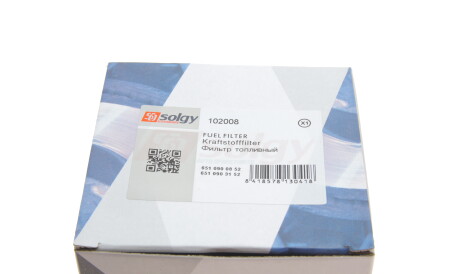 Фото 3 - Паливний фільтр Solgy 102008