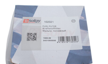 Фото 2 - Паливний фільтр Solgy 102021
