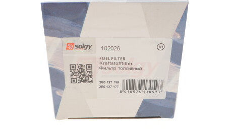 Фото 3 - Паливний фільтр Solgy 102026