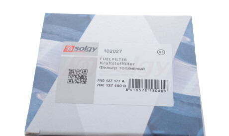 Фото 2 - Паливний фільтр Solgy 102027
