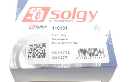 Фото 3 - Ролик ременя приводного Solgy 110151