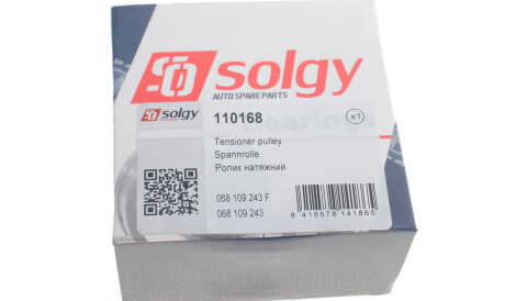 Фото 2 - Натяжной ролик ремня ГРМ Solgy 110168