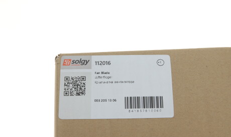Фото 2 - Вентилятор охолодження двигуна Solgy 112016