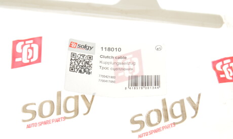 Фото 2 - Тросик сцепления Solgy 118010