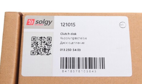 Фото 2 - Диск сцепления Solgy 121015