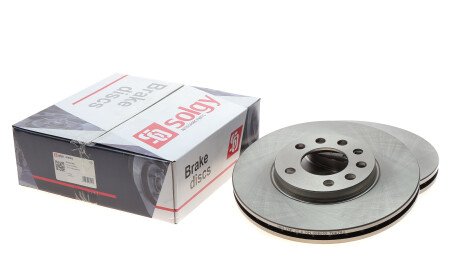 Фото 2 - Гальмівний диск Solgy 208063