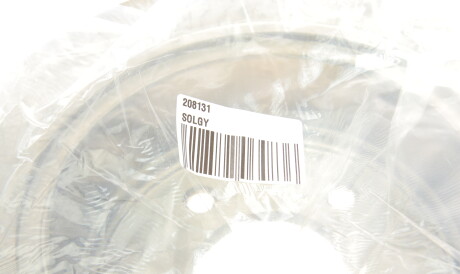 Фото 2 - Гальмівний диск Solgy 208131