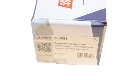 Фото 3 - Тормозные колодки Solgy 209021