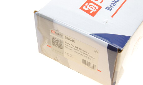 Фото 3 - Тормозные колодки Solgy 209042