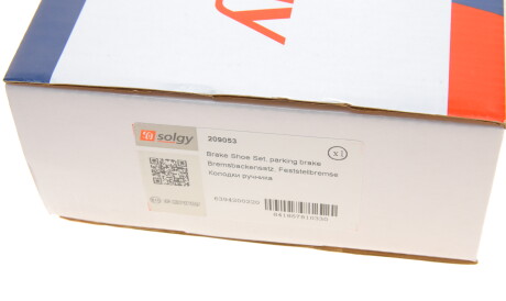 Фото 3 - Гальмівні колодки Solgy 209053