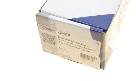 Фото 2 - Тормозные колодки Solgy 209076