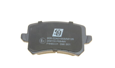 Фото 3 - Гальмівні колодки Solgy 209110