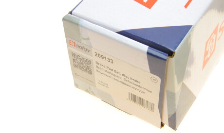 Фото 3 - Гальмівні колодки Solgy 209133