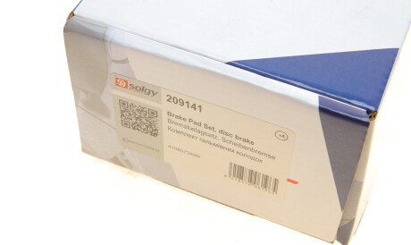 Фото 3 - Тормозные колодки Solgy 209141