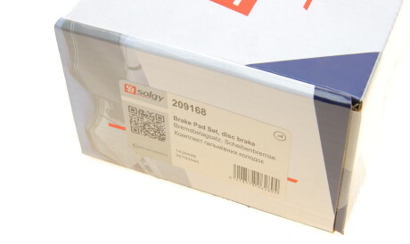 Фото 3 - Тормозные колодки Solgy 209168