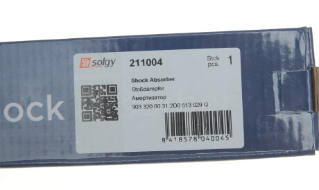Фото 2 - Стойка амортизатору (амортизатор) Solgy 211004
