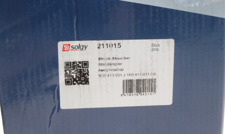 Фото 2 - Стойка амортизатору (амортизатор) Solgy 211015