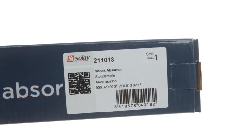 Фото 2 - Стойка амортизатору (амортизатор) Solgy 211018
