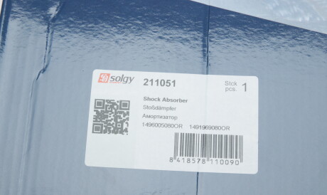 Фото 2 - Стійка амортизатору (амортизатор) Solgy 211051