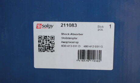 Фото 2 - Стойка амортизатору (амортизатор) Solgy 211083