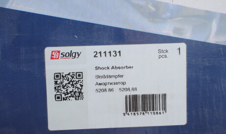 Фото 2 - Стойка амортизатору (амортизатор) Solgy 211131