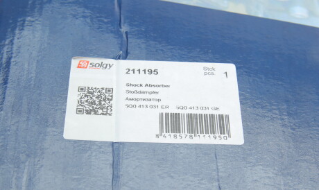 Фото 2 - Стойка амортизатору (амортизатор) Solgy 211195
