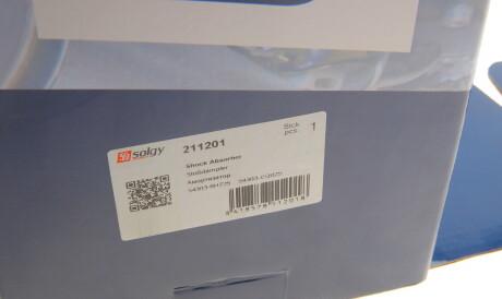 Фото 2 - Стойка амортизатору (амортизатор) Solgy 211201