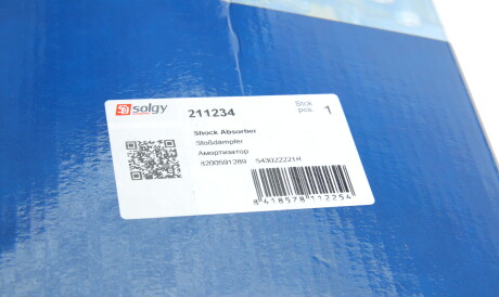 Фото 3 - Стойка амортизатору (амортизатор) Solgy 211234