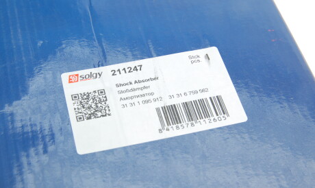 Фото 2 - Стойка амортизатору (амортизатор) Solgy 211247