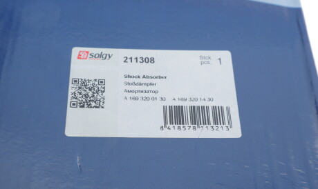 Фото 2 - Стійка амортизатору (амортизатор) Solgy 211308