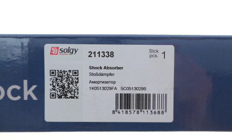 Фото 2 - Стойка амортизатору (амортизатор) Solgy 211338