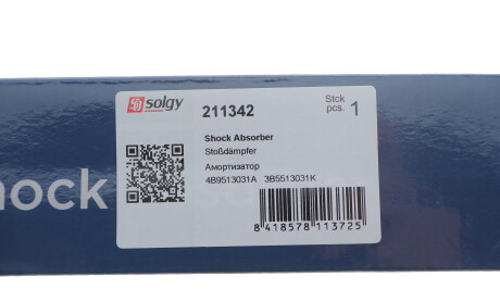Фото 2 - Стійка амортизатору (амортизатор) Solgy 211342