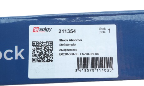 Фото 2 - Стойка амортизатору (амортизатор) Solgy 211354