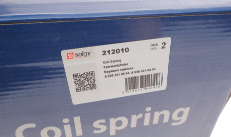 Фото 3 - Пружина підвіски Solgy 212010