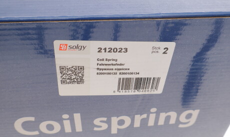 Фото 3 - Пружина підвіски Solgy 212023